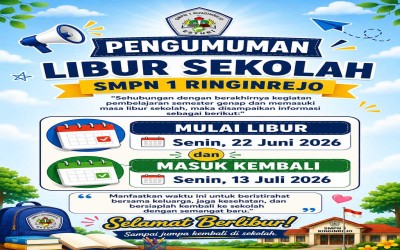 PENGUMUMAN LIBUR SEMESTER GENAP 2026