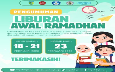 Pengumuman Libur Awal Ramadan 1447 H: Mari Isi Hari dengan Ibadah, Belajar, dan Kegiatan Positif