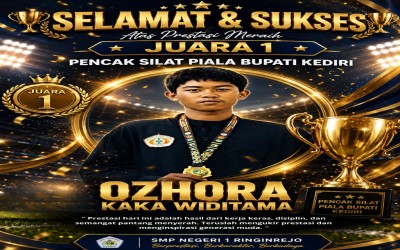 SMPN 1 RINGINREJO RAIH JUARA 1 PORSIGAL PIALA BUPATI