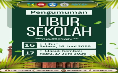 PENGUMUMAN LIBUR 1 MUHARRAM